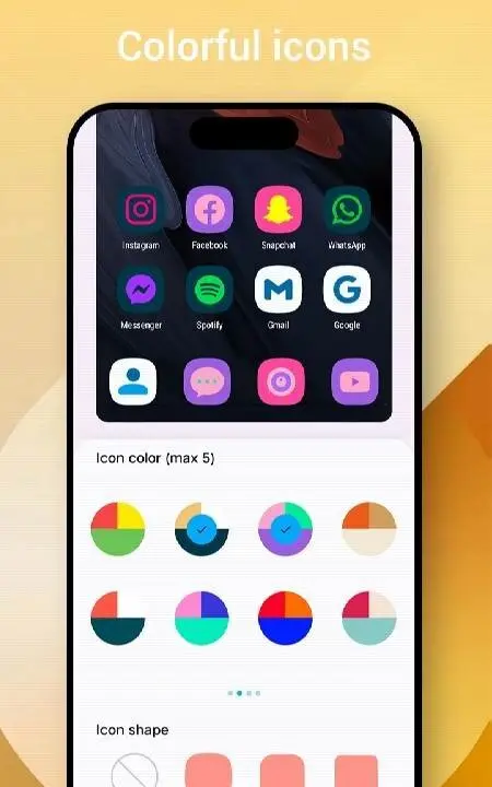 Colorful OS Launcher - скриншот 2