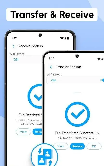 Contacts Backup and Restore - скриншот 2