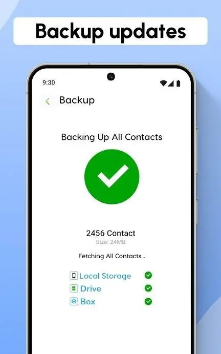 Contacts Backup and Restore - скриншот 4