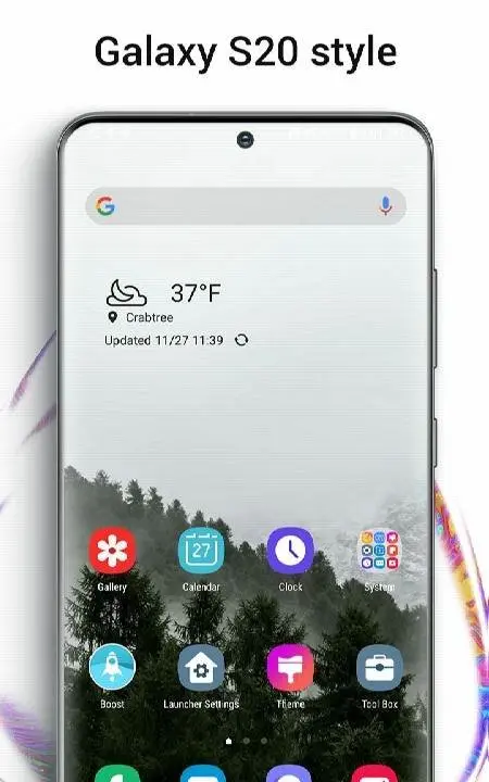 Cool S20 Launcher Galaxy OneUI - скриншот 1