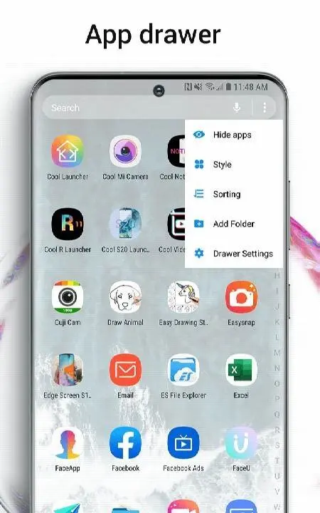 Cool S20 Launcher Galaxy OneUI - скриншот 3