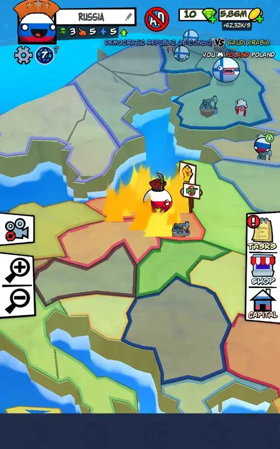 Country Balls: World Battle - скриншот 2