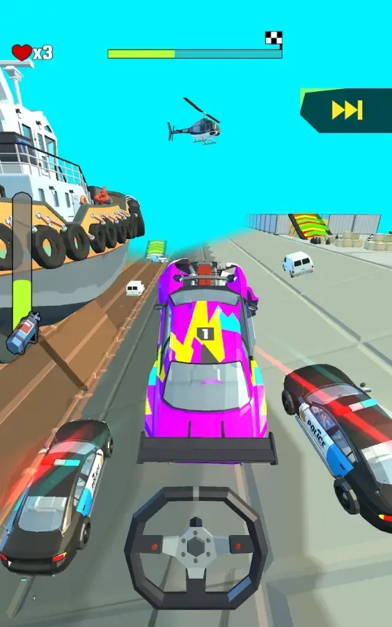 Crazy Rush 3D - Уличные Гонки - скриншот 3