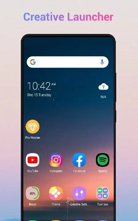 Creative Launcher -Quick,Smart - скриншот 1
