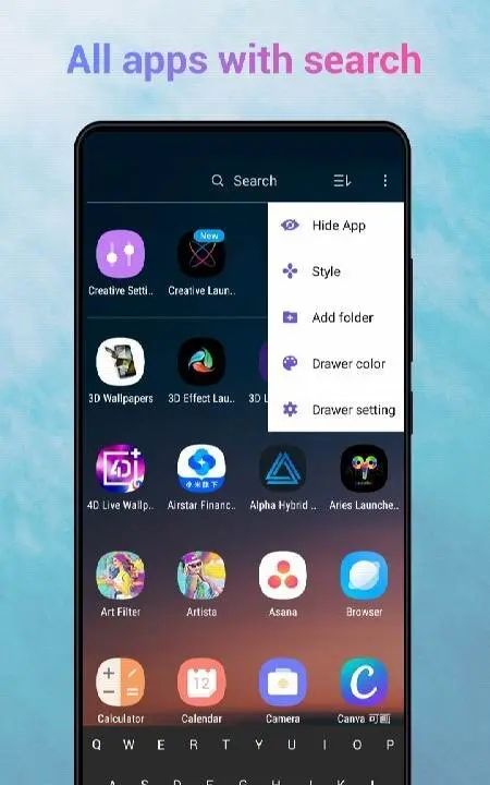 Creative Launcher -Quick,Smart - скриншот 3