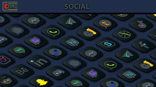 Camo Dark Icon Pack - скриншот 2