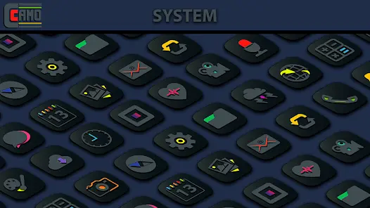 Camo Dark Icon Pack - скриншот 4