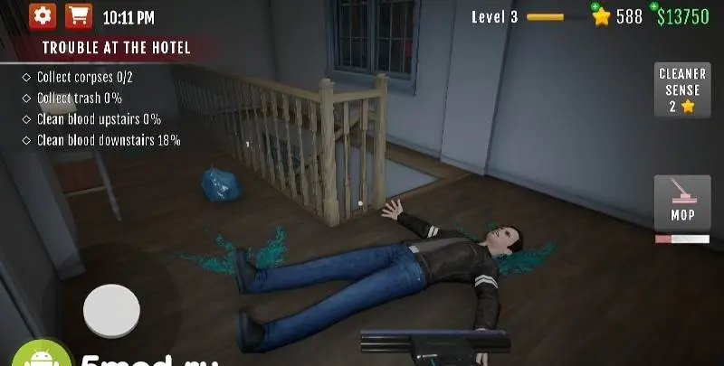 Crime Scene Cleaner 3D Mobile - скриншот 1