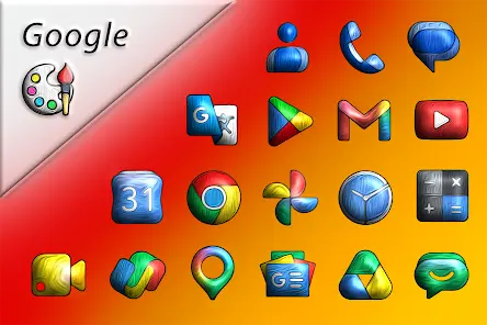 Painting 3D - Icon Pack - скриншот 1