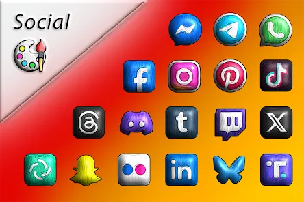 Painting 3D - Icon Pack - скриншот 2