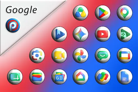 Pixly 3D - Icon Pack - скриншот 1