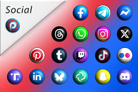 Pixly 3D - Icon Pack - скриншот 2