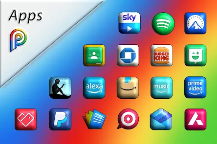 Pixly Limitless 3D - Icon Pack - скриншот 3