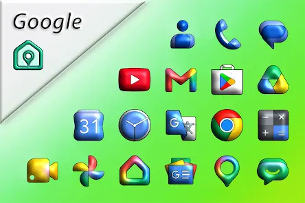 Sense 3D - Icon Pack - скриншот 2