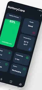 BatteryCare - Здоровье батареи - скриншот 1