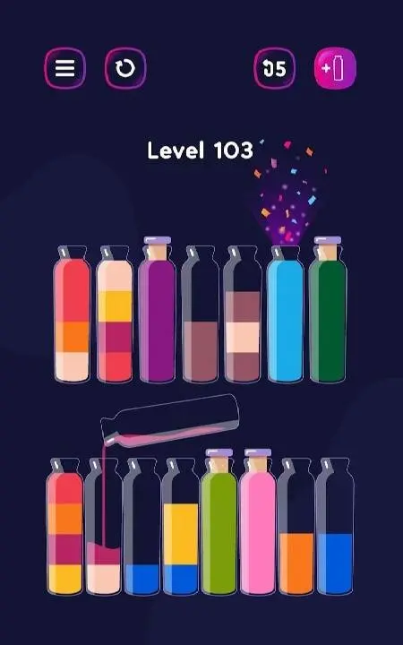 Бутылочки и Пробирки:Get Color - скриншот 4