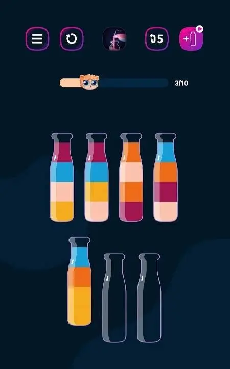 Бутылочки и Пробирки:Get Color - скриншот 2