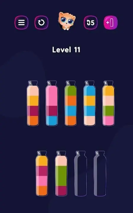 Бутылочки и Пробирки:Get Color - скриншот 1