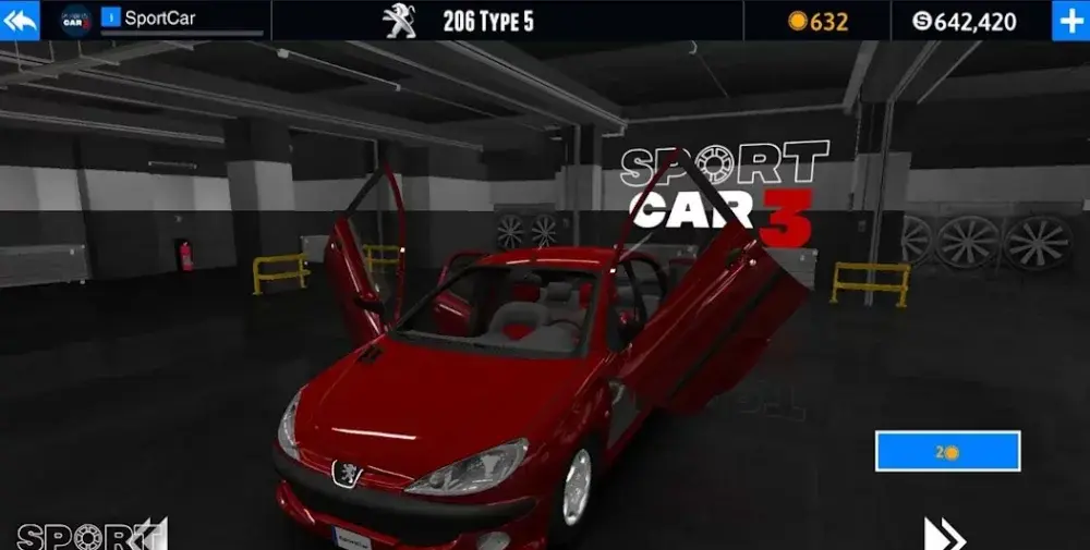 Взломанная Sport car 3 : Taxi & Police - drive simulator - скриншот 4