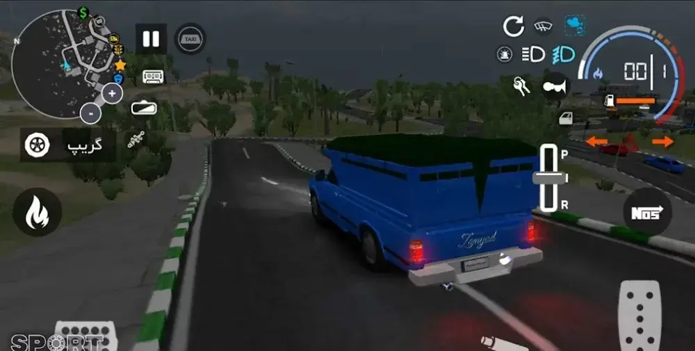 Взломанная Sport car 3 : Taxi & Police - drive simulator - скриншот 1