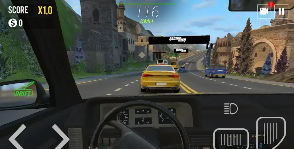 Взломанный Racing in Car 2021 - скриншот 3