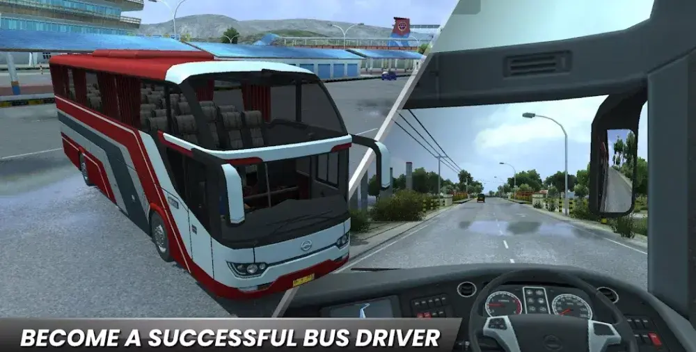 Взломанный Bus Simulator Indonesia - скриншот 1