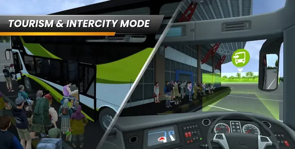 Взломанный Bus Simulator Indonesia - скриншот 4