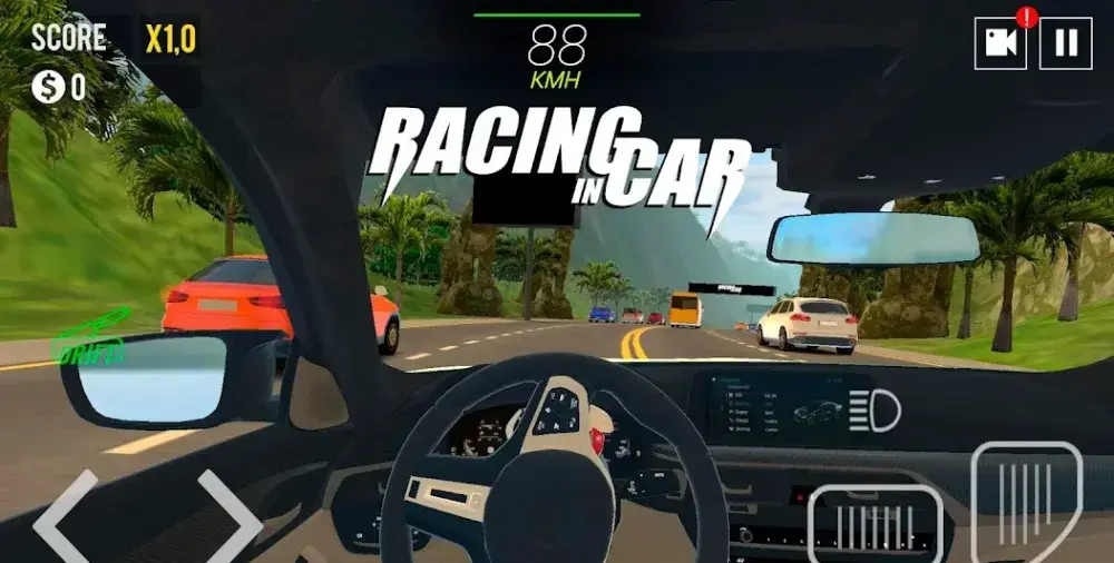Взломанный Racing in Car 2021 - скриншот 1