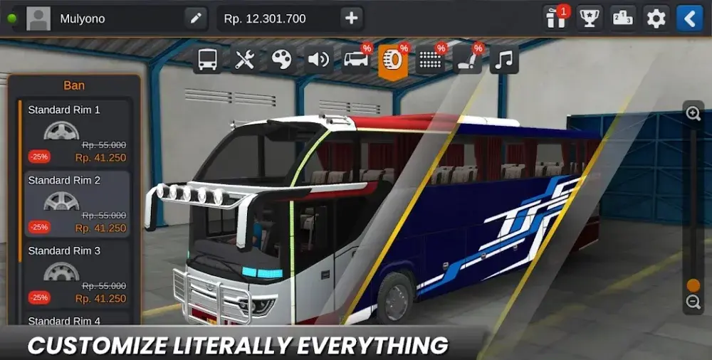 Взломанный Bus Simulator Indonesia - скриншот 3