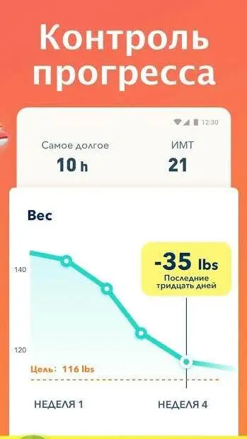 Интервальное Голодание - скриншот 3