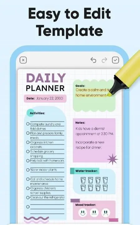 Daily Planner, Weekly Planner - скриншот 2
