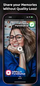 PureStatus: HD статус без блюр - скриншот 1