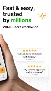 Calculator Plus with History - скриншот 1
