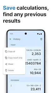 Calculator Plus with History - скриншот 5