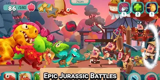 Dino Bash Время путешествий - скриншот 5