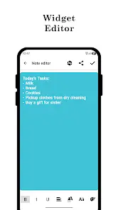 A Simple Sticky Note + Widget - скриншот 2