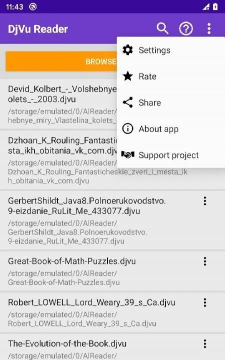 DjVu Reader & Viewer - скриншот 2
