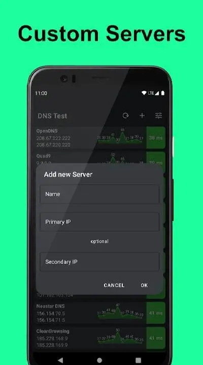 DNS Speed Test & Changer - скриншот 2