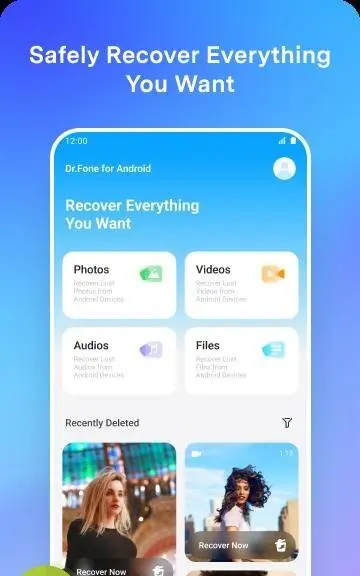 Dr.Fone -Data & Photo Recovery - скриншот 1