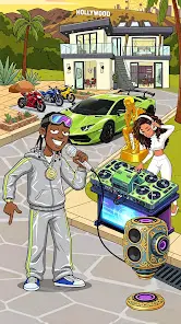 Rap Star:Idle Clicker - скриншот 1
