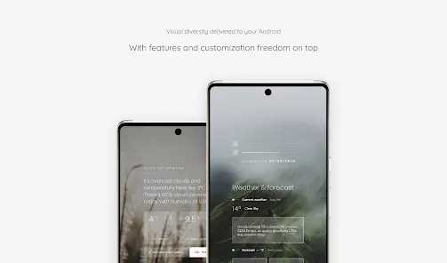 Evoque KWGT - скриншот 4