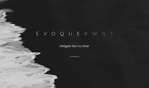 Evoque KWGT - скриншот 7