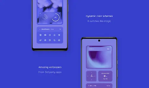 Futura KLWP - скриншот 2