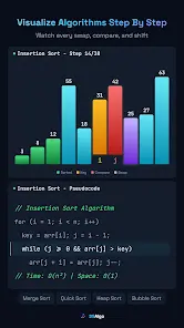 DSAlgo - Algorithms Visualizer - скриншот 1