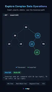 DSAlgo - Algorithms Visualizer - скриншот 3