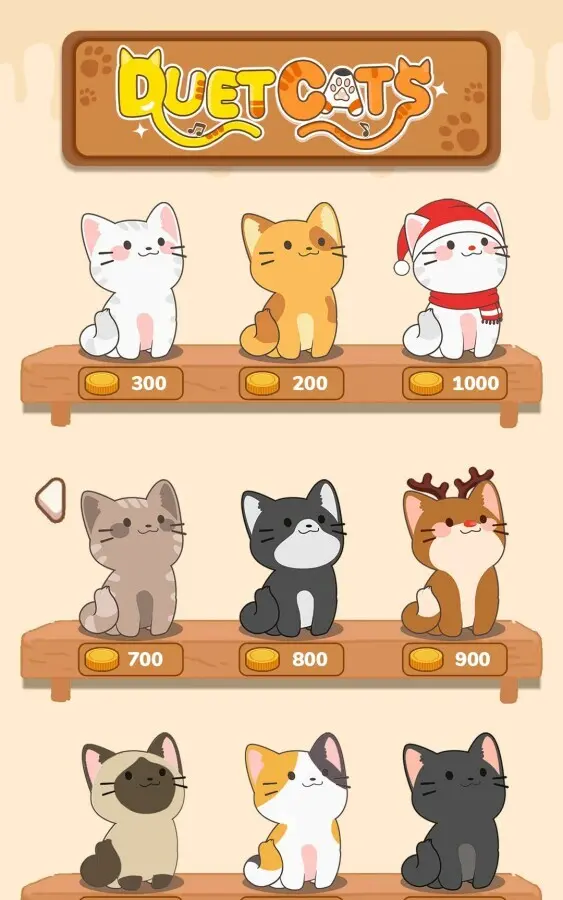 Duet Cats: Cute Popcat Music - скриншот 1