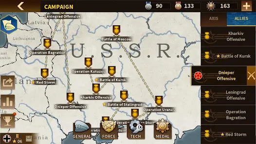Glory of Generals 3 - WW2 SLG - скриншот 4