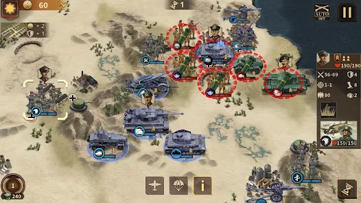 Glory of Generals 3 - WW2 SLG - скриншот 6