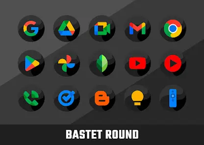 Bastet - Icon Pack (Round) - скриншот 2