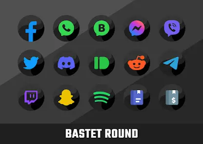 Bastet - Icon Pack (Round) - скриншот 3